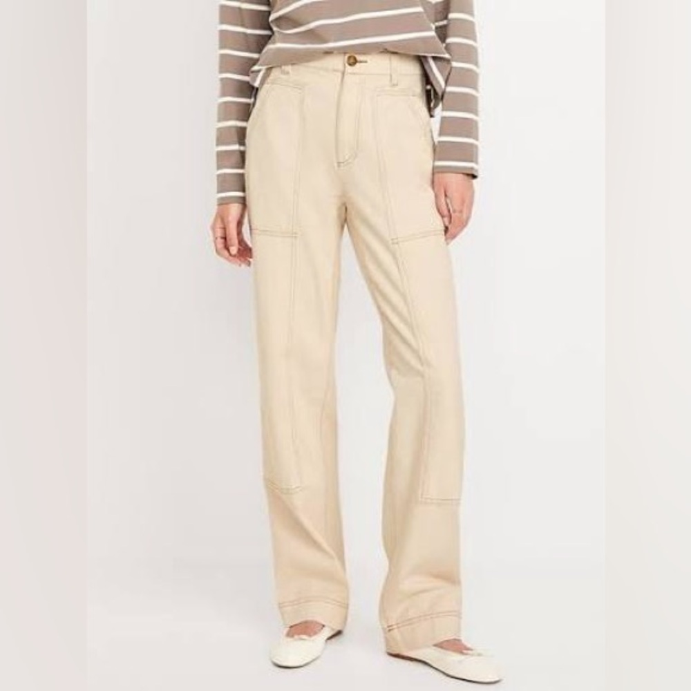 Old Navy Women's High-Waisted Straight Legs Pants